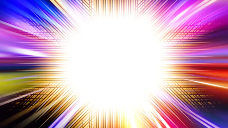Colorful radiant abstract background representing deep healing Reiki energy