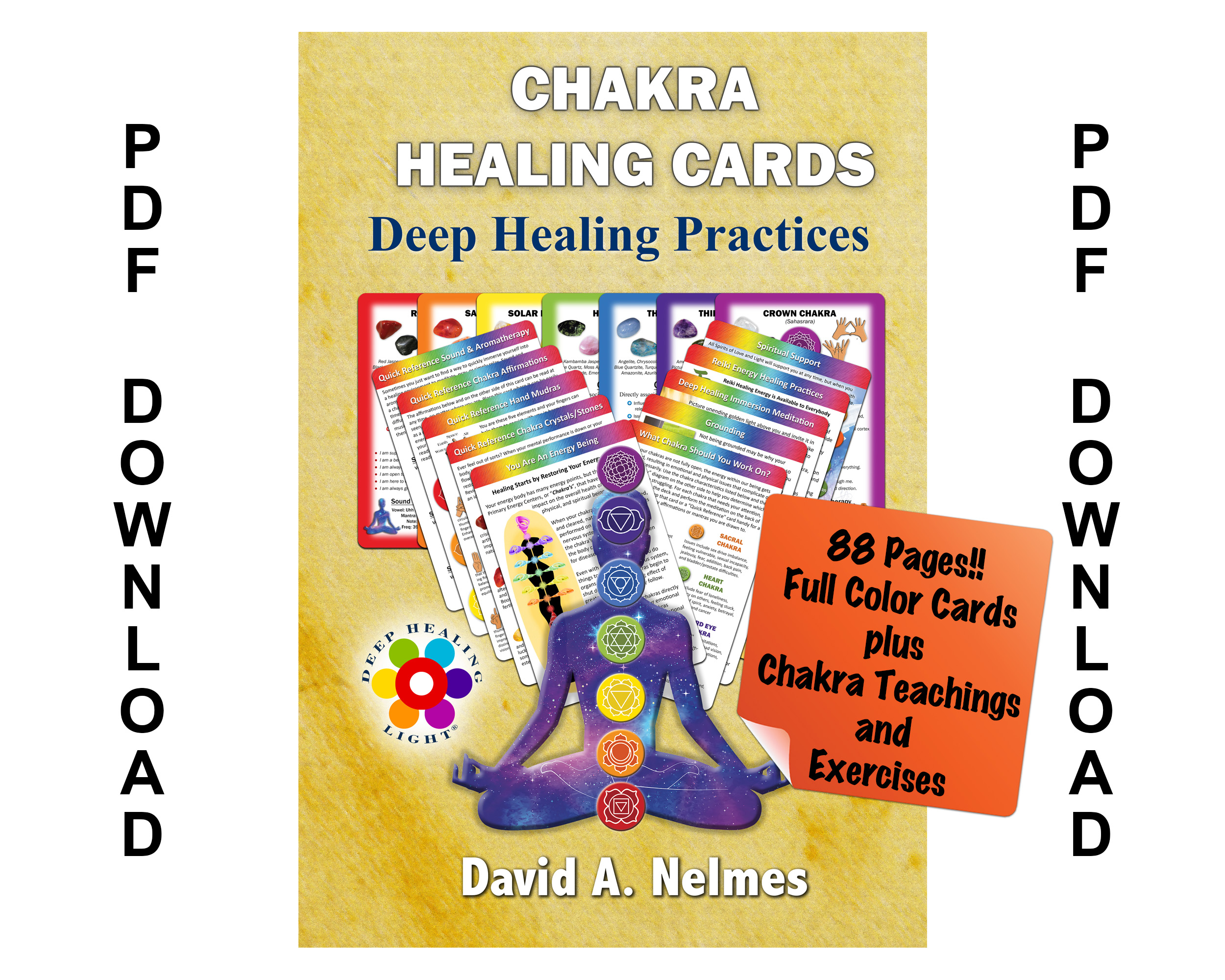 View of Deep Healing Practices Ebook - Includes Chakra Healing Cards and Expanded Chakra Teachings