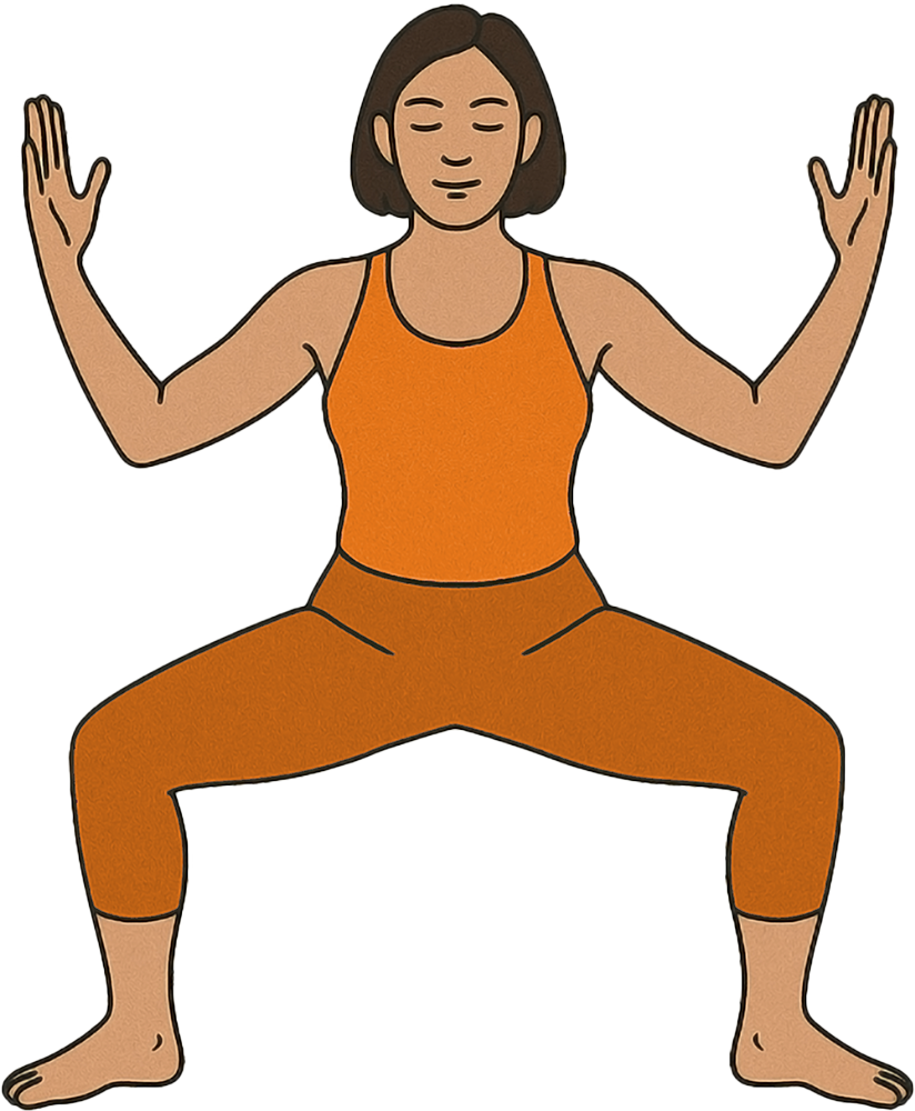 Goddess Yoga Pose