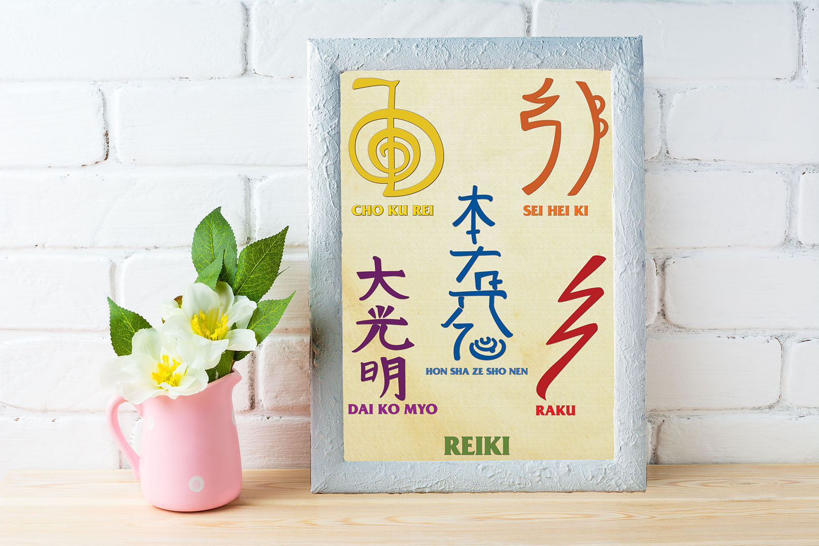 Reiki Symbols Poster