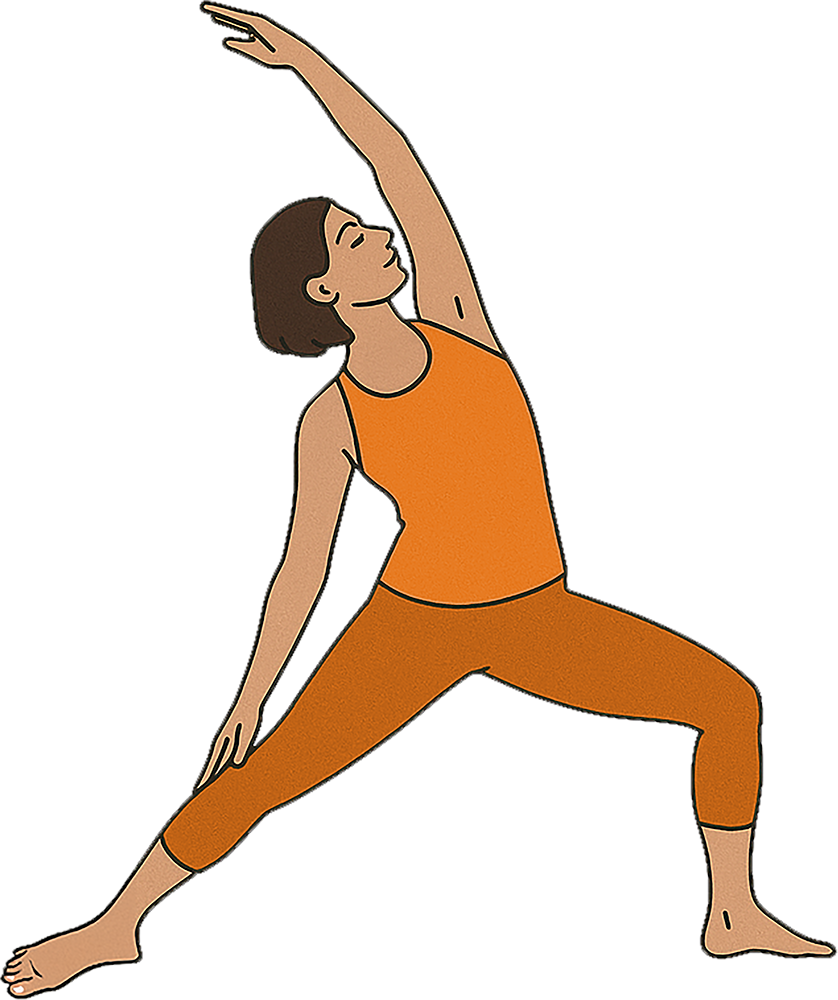 Reverse Warrior Yoga Pose