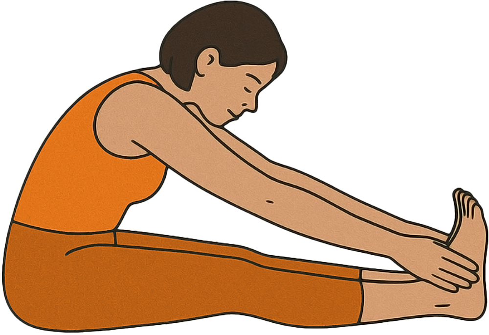 Seated Forward Bend Yoga Pose