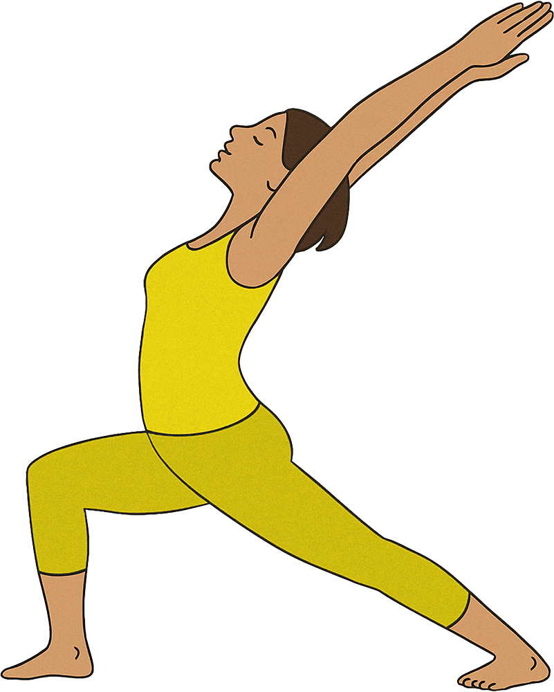 Warrior 1 Yoga Pose