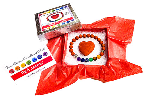 Chakra Bracelets and Hearts - Natural Stone - New Age Spiritual Gift - 8 Styles
