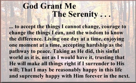 Serenity Prayer